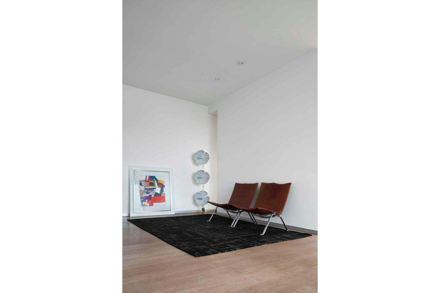 Louis De Poortere | Baobab Indoor Eco Rug | Black/Beige | 80 x 250 cm-6