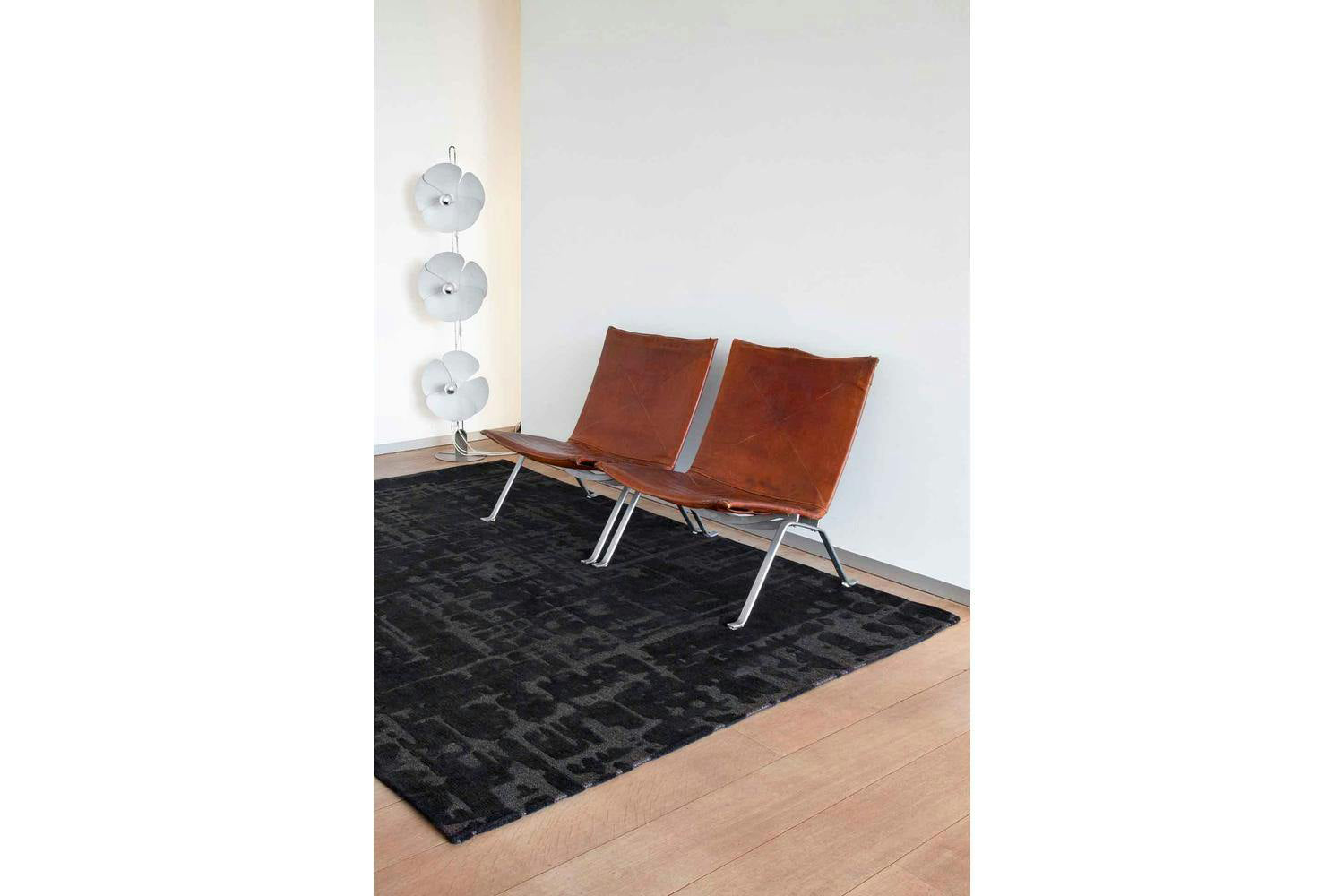 Louis De Poortere | Baobab Indoor Eco Rug | Black/Beige | 170 x 240 cm-2