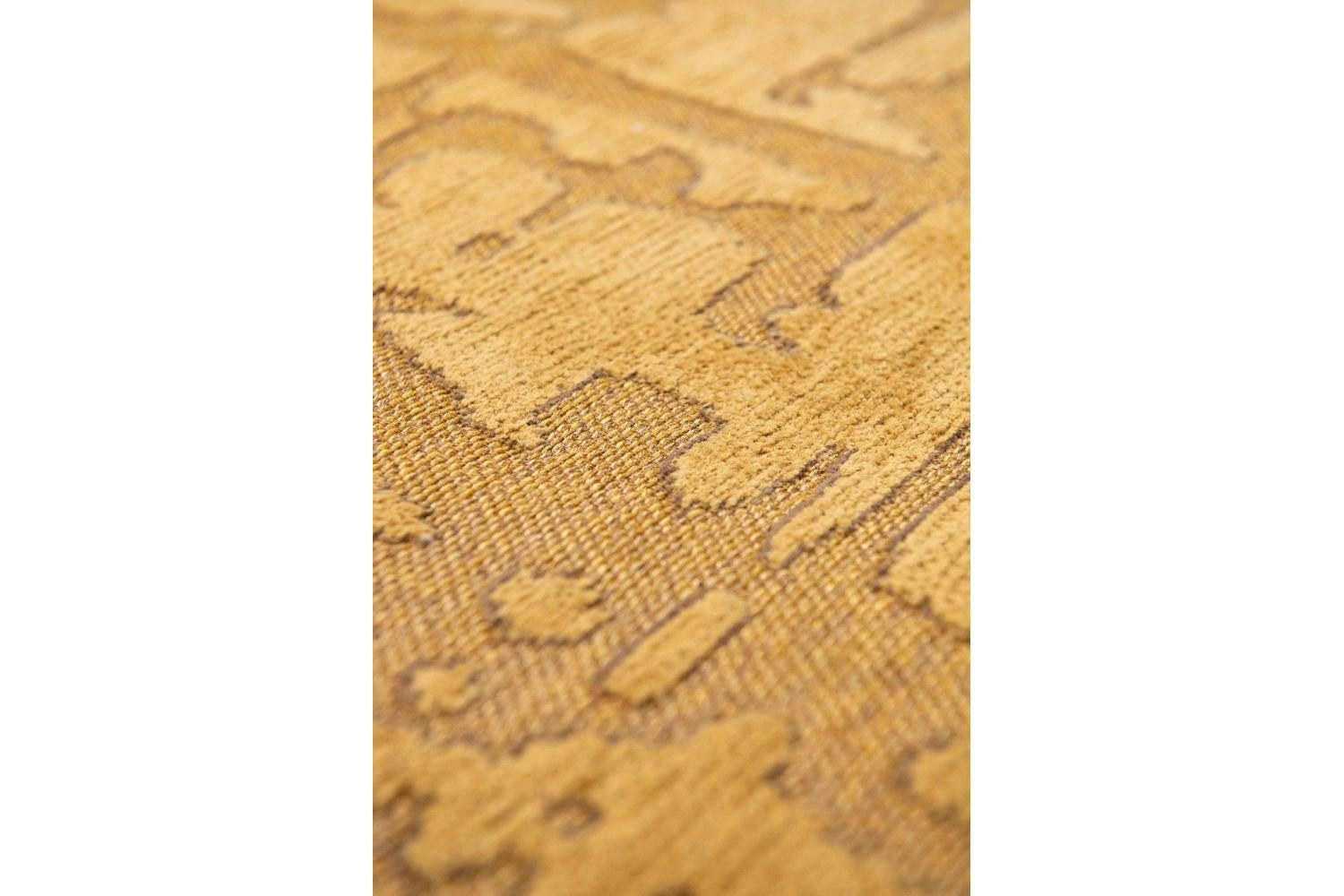 Louis De Poortere | Baobab Indoor Eco Round Rug | Yellow | 240 x 240 cm-4