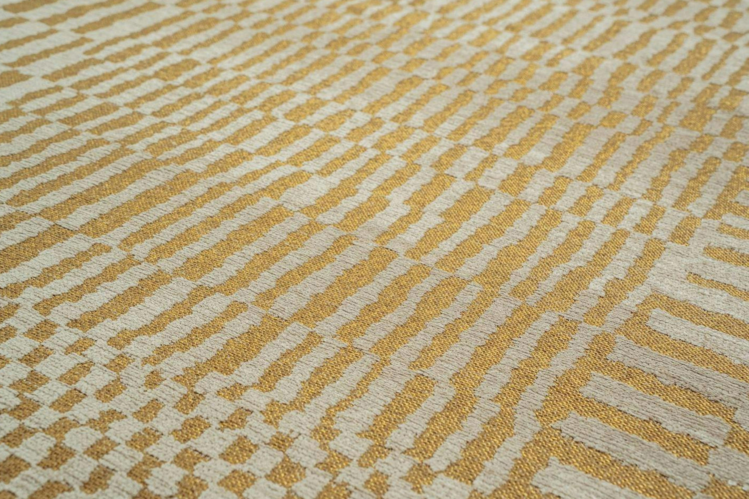 Louis De Poortere | Berber Erg Indoor Eco Round Rug | Yellow | 240 x 240 cm-5