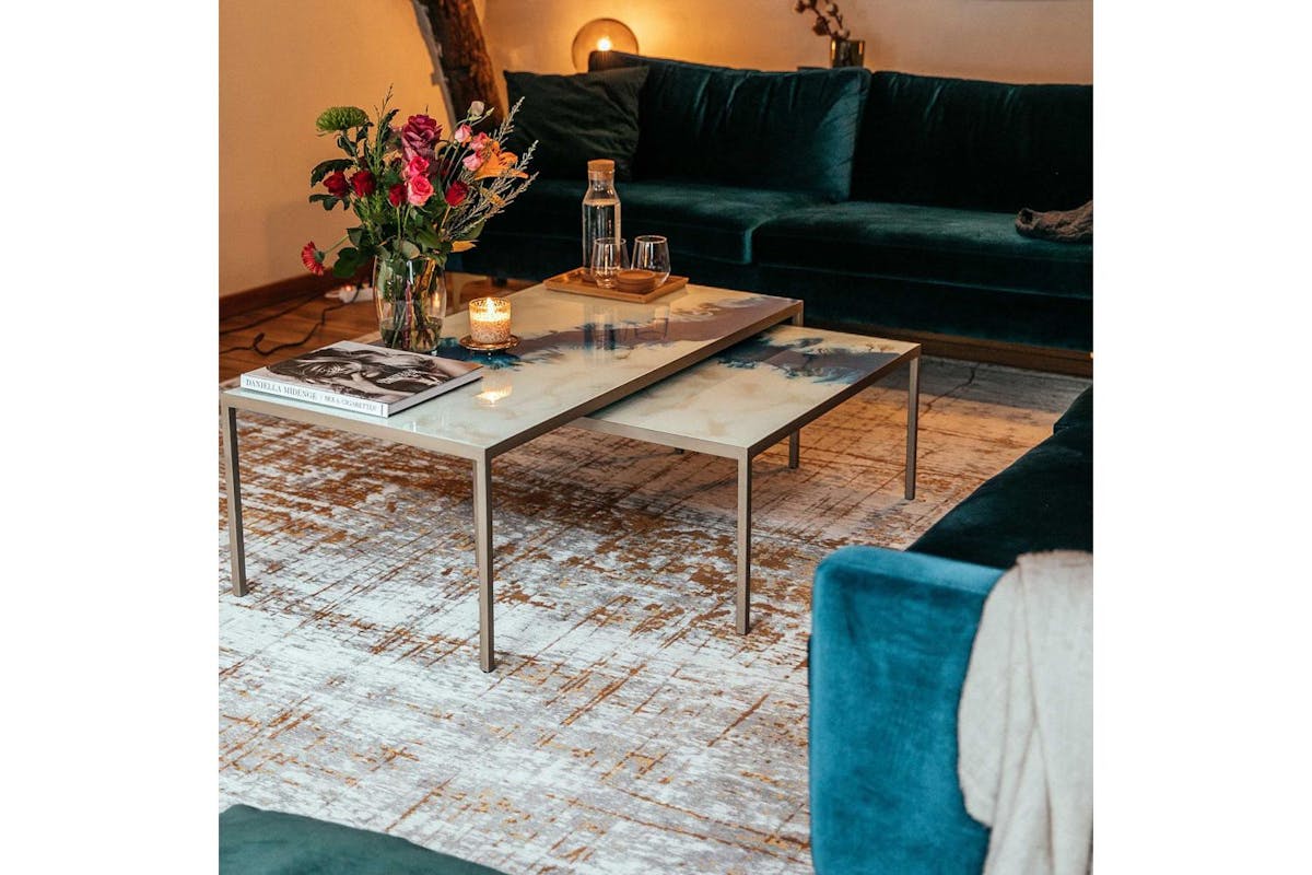 Louis De Poortere | Columbus Gold Rug | 290 x 290 cm-2