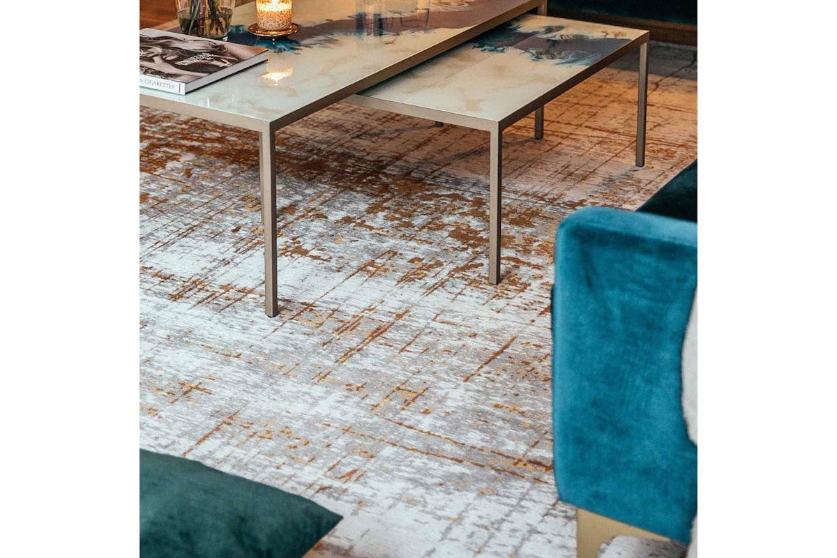 Louis De Poortere | Columbus Gold Rug | 290 x 290 cm-3