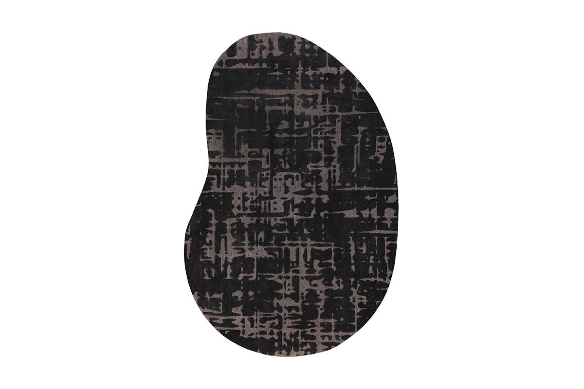 Louis De Poortere | Black Water Rug | 170 x 235 cm