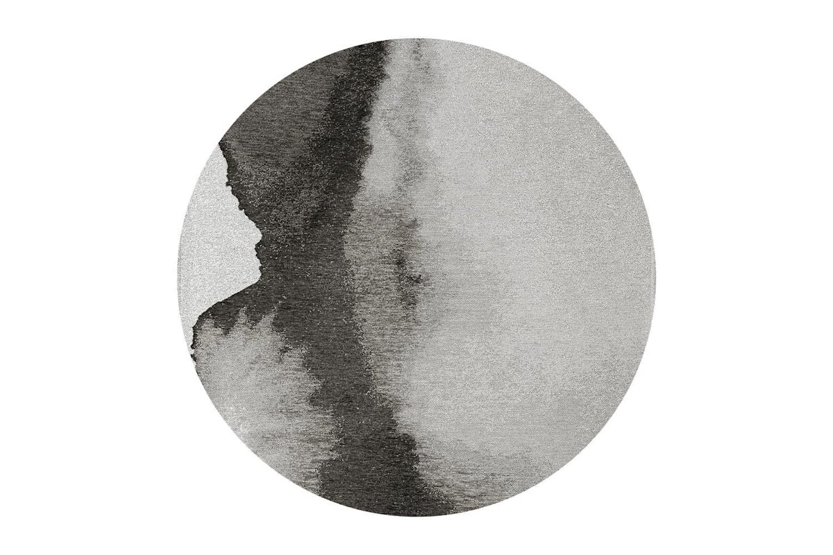 Louis De Poortere | Black Shadow Rug | 140 x 140 cm