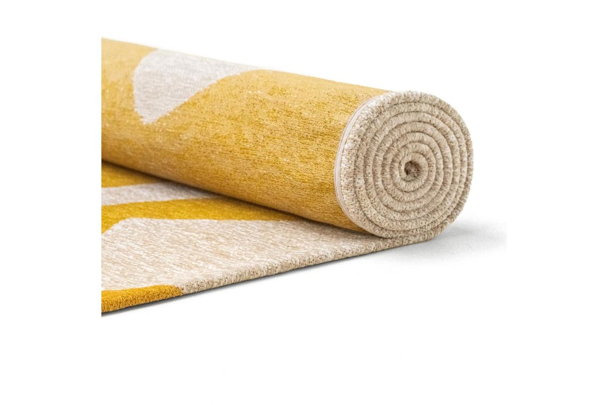Louis De Poortere | Pure Yellow Rug | 80 x 150 cm-6