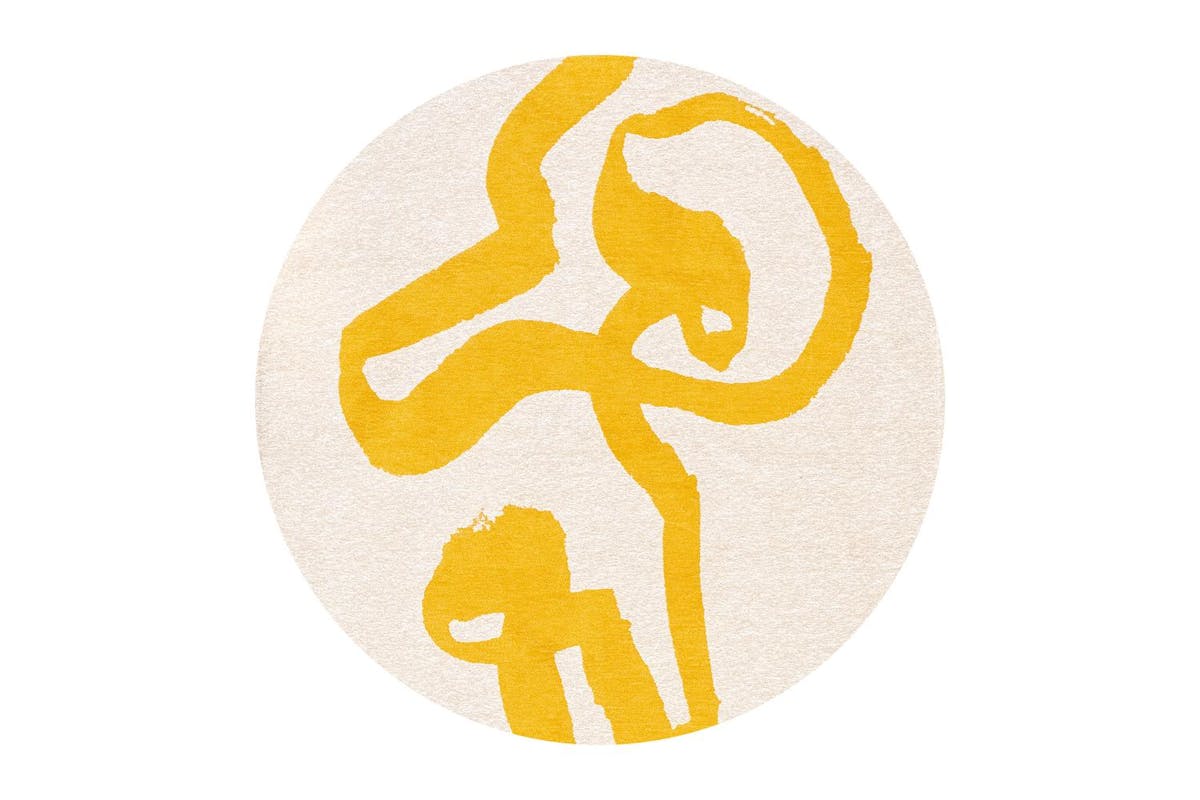 Louis De Poortere | Pure Yellow Rug | 240 x 240 cm