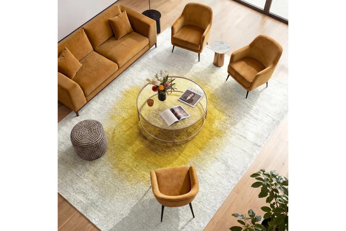 Louis De Poortere | Gold Moss Rug | 100 x 140 cm-2