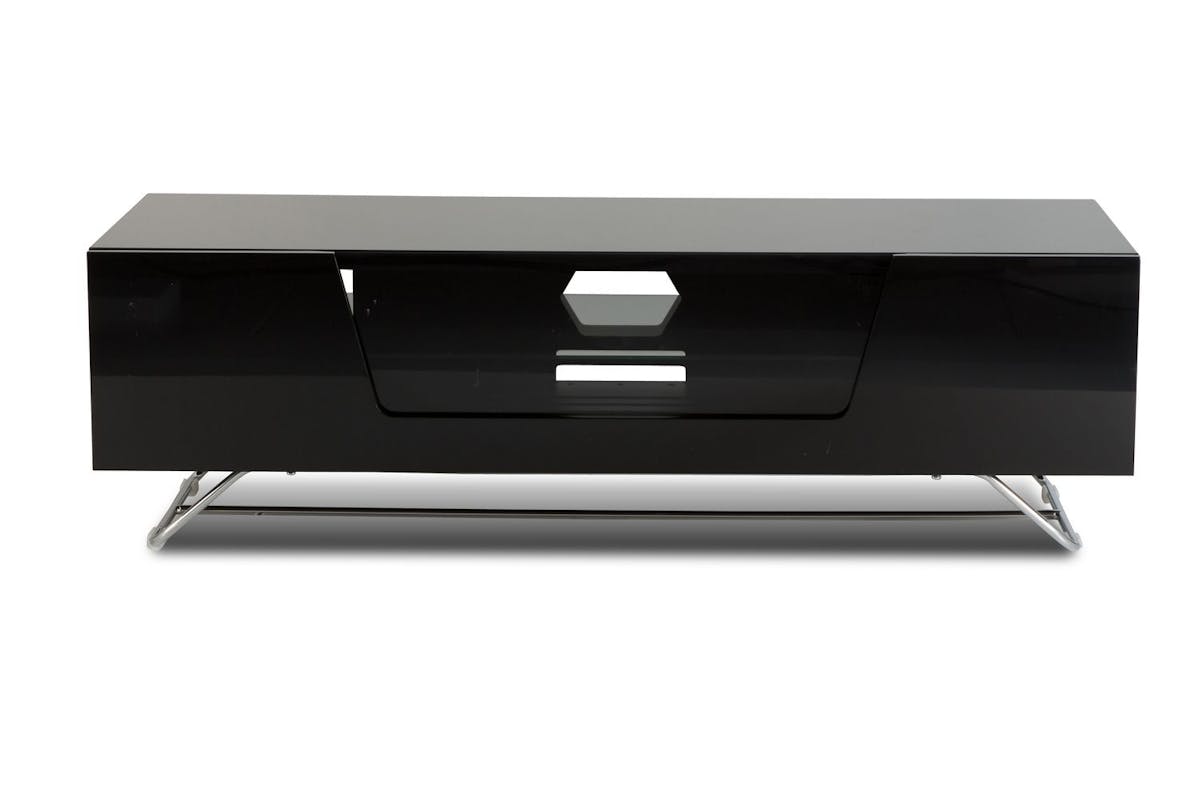 Alphason Chromium Cab 1200 Sleek TV Unit | Black-3