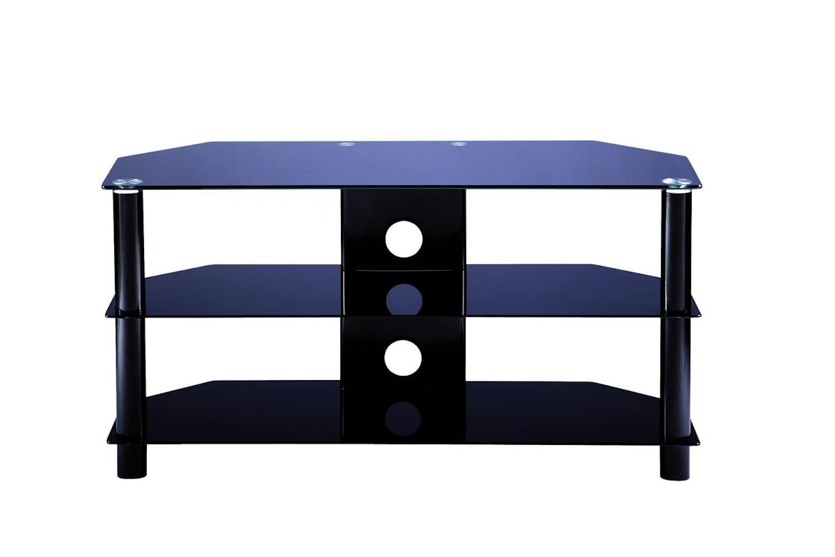 Alphason Essentials 1000 Tv Unit - Up To 45" Black Furniture Cabinet Storage-5