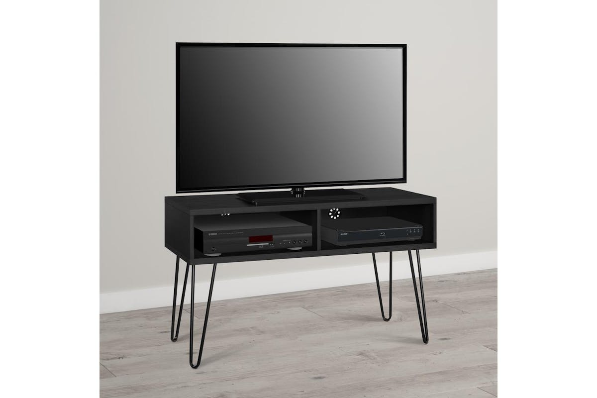 Dorel Owen Vintage TV Unit For Up To 42-inch Screens In Stylish Espresso Finish-2