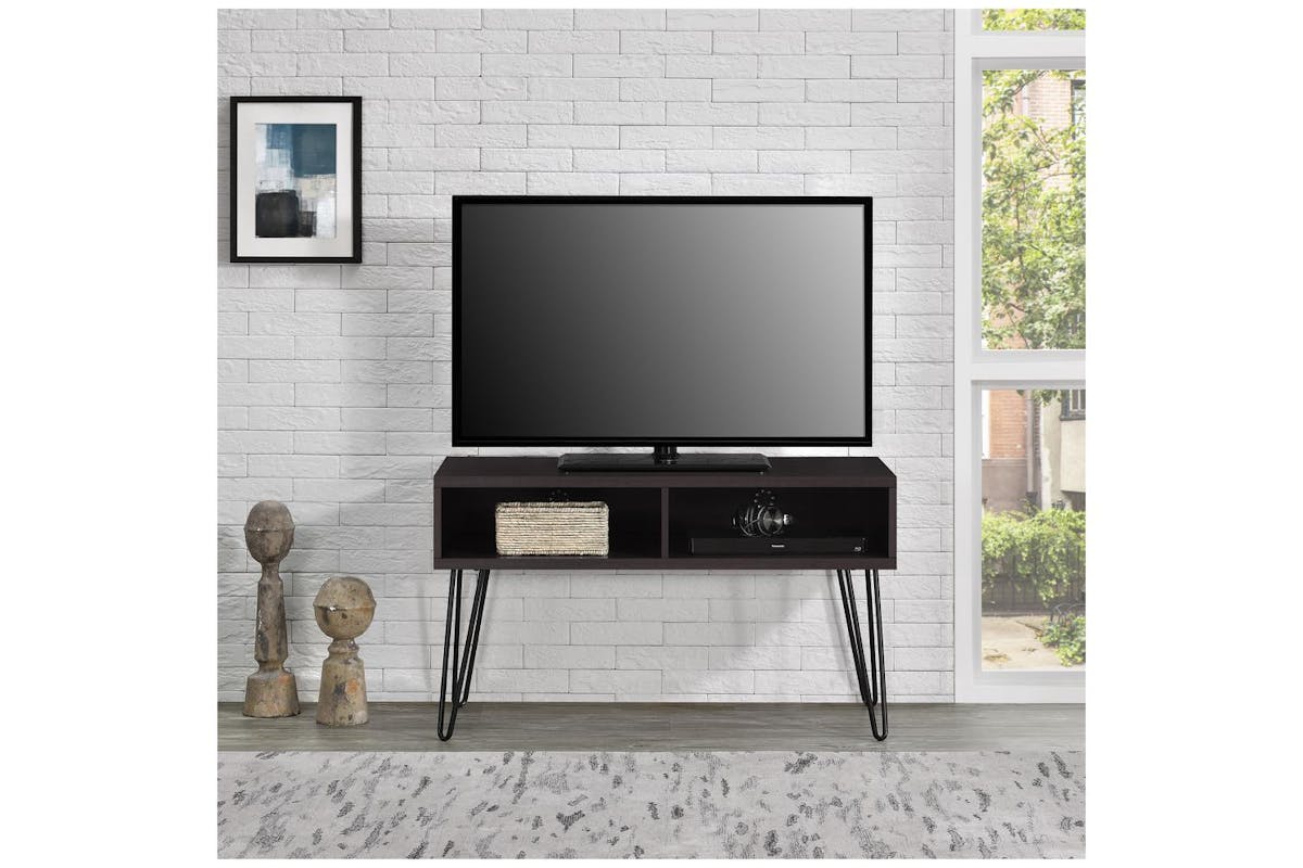 Dorel Owen Vintage TV Unit For Up To 42-inch Screens In Stylish Espresso Finish-4