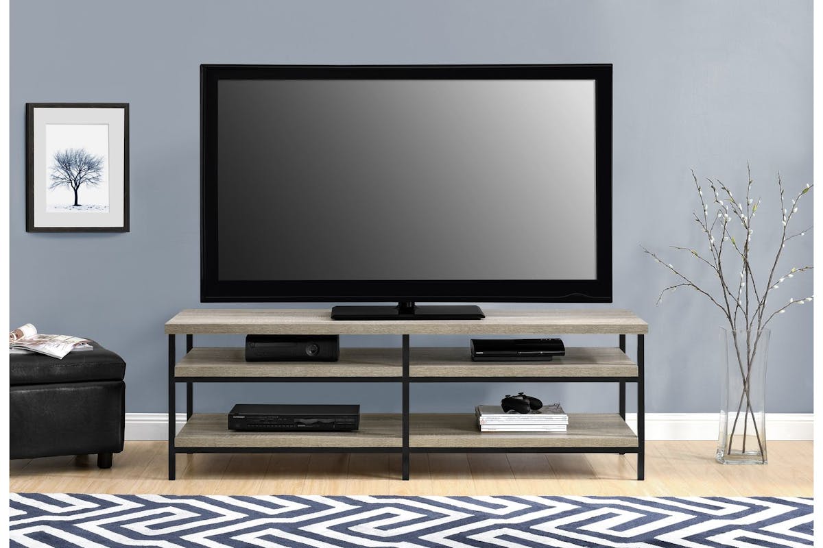 Dorel Elmwood 60 Inch Tv Stand | Grey Oak-4