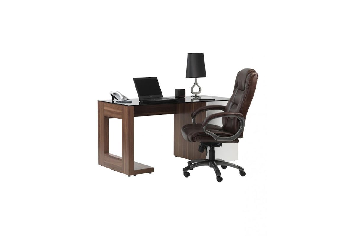 Alphason Office Chair | Leather | Brown-4