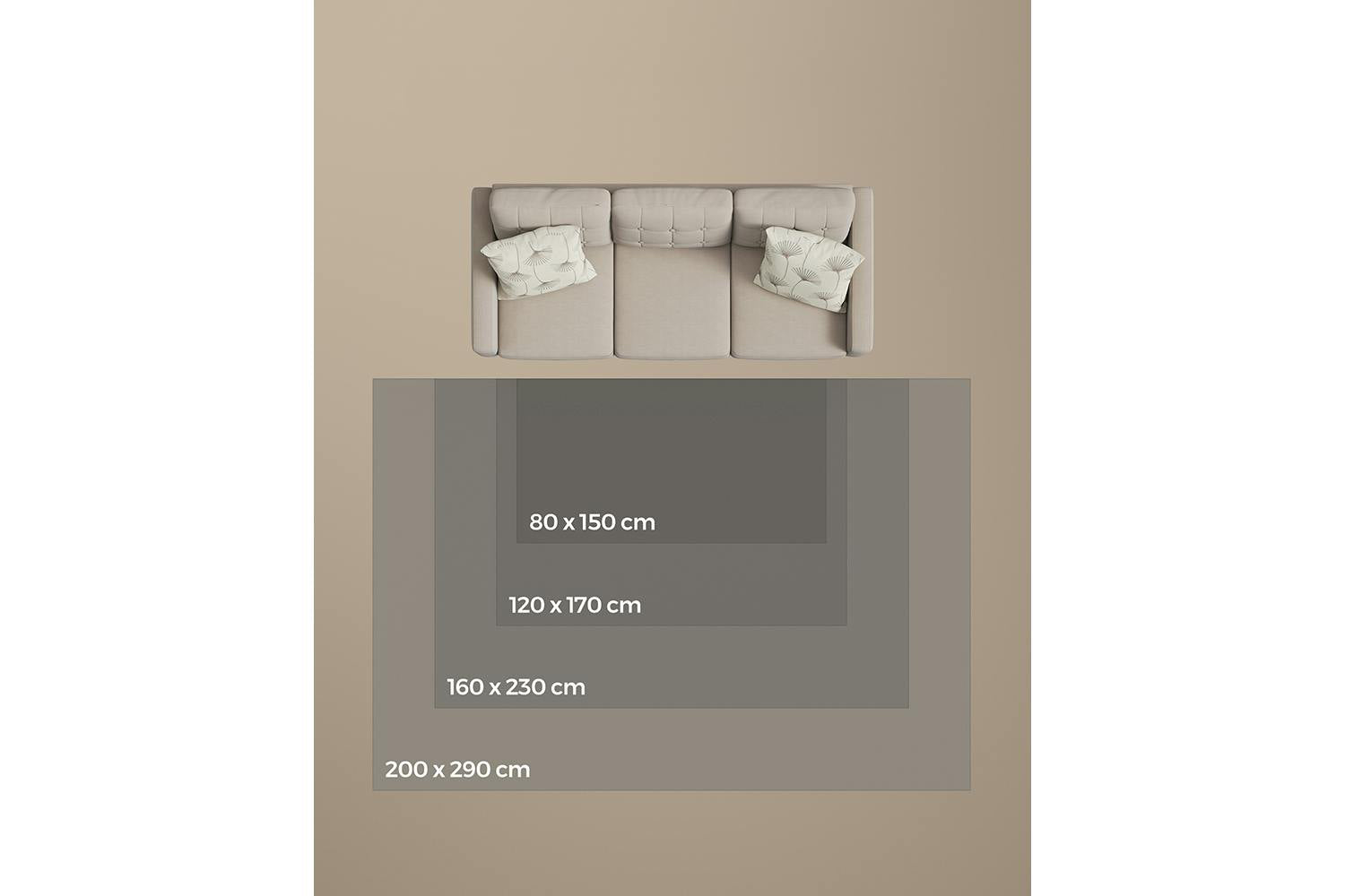 Songmics | Area Rug | Grey | 120 x 170 cm-7