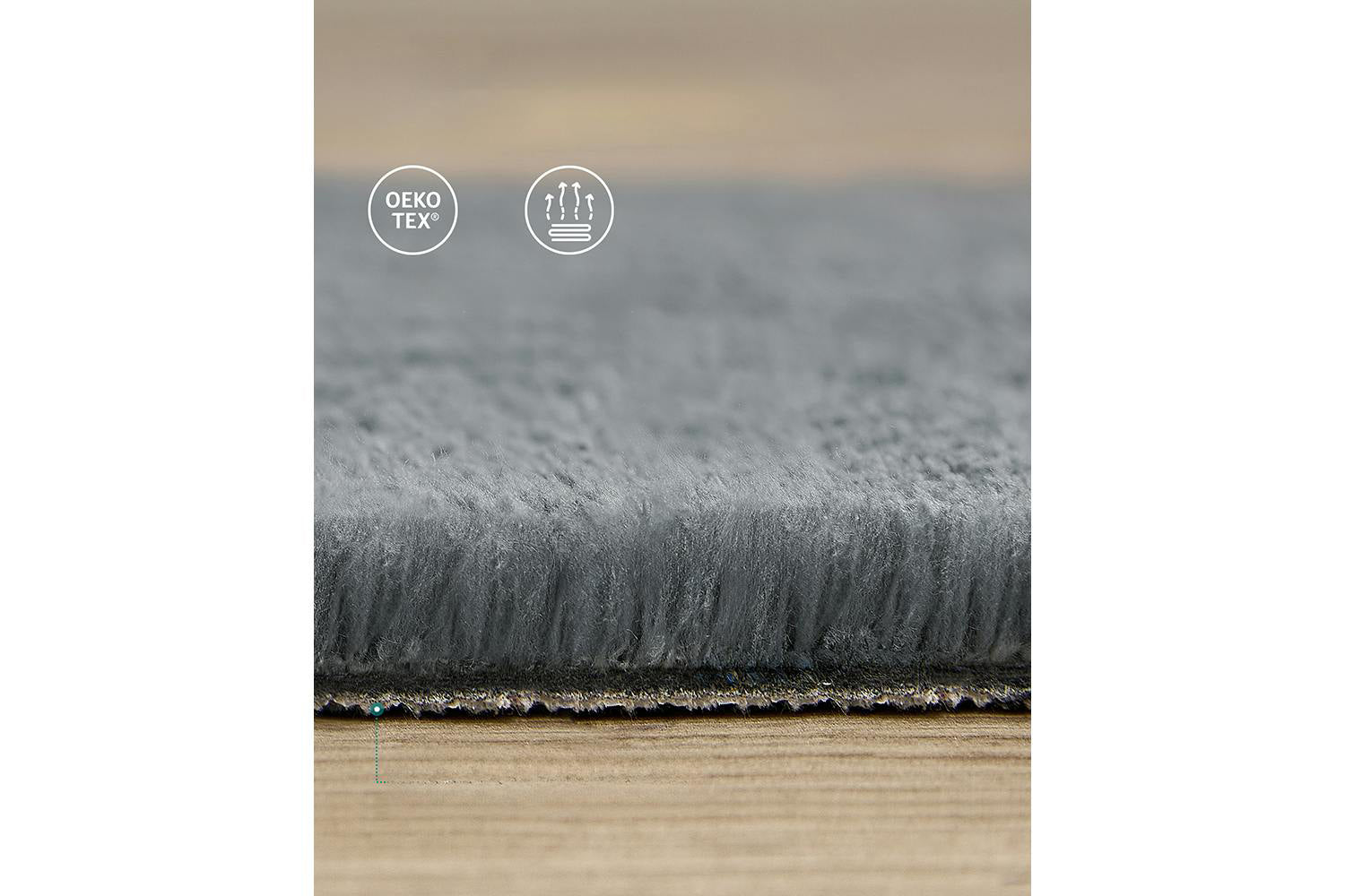 Songmics | Area Rug | Grey | 80 x 150 cm-4