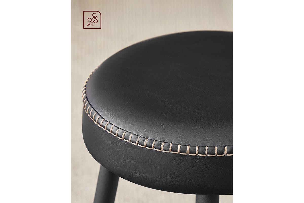Vasagle Bar Stools | Echo Collection | Low | Black | Set of 2-8