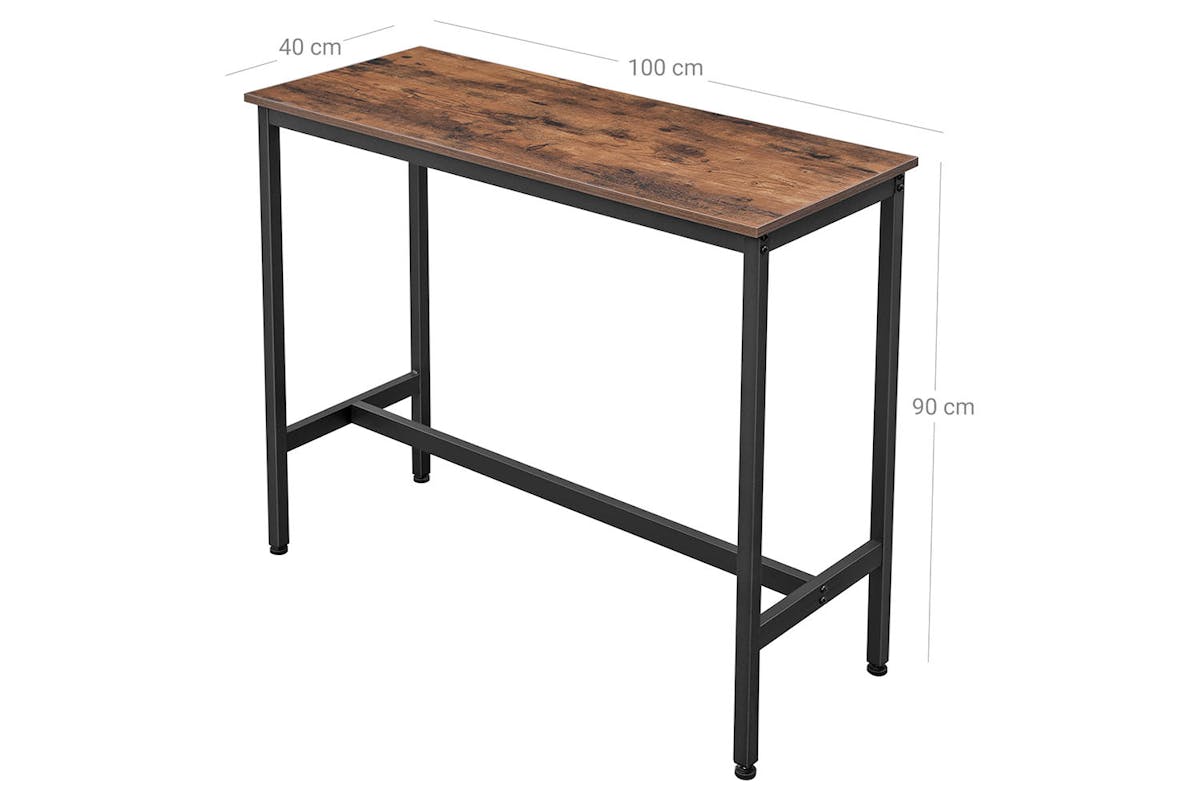 Vasagle Bar Table | Rustic Brown-6