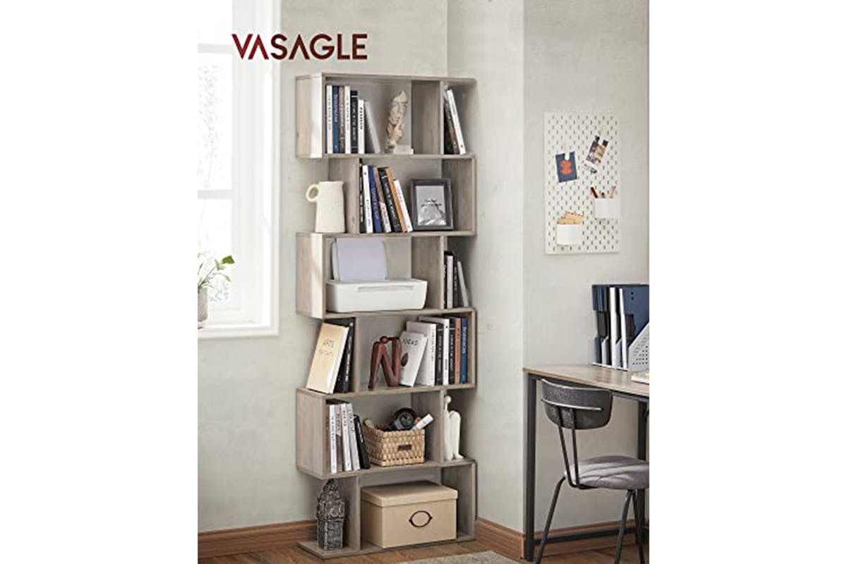 Vasagle Bookcase | 6 Shelves | Greige-3