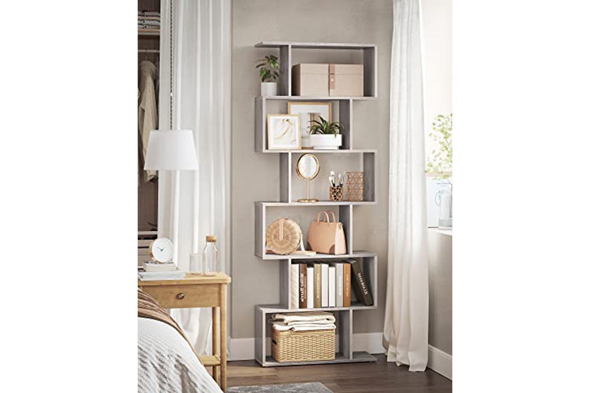 Vasagle Bookcase | 6 Shelves | Greige-2