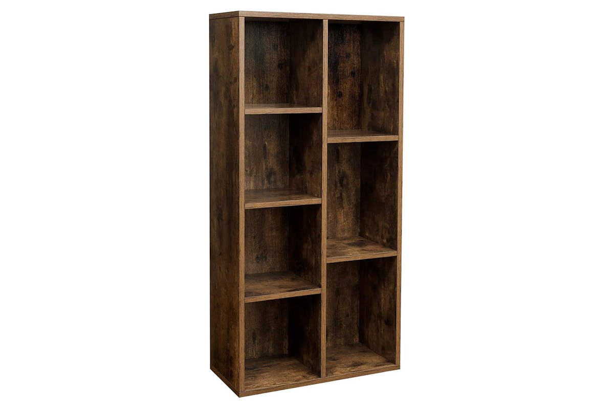 Vasagle Bookshelf | 7 Compartments | Rustic Brown-3