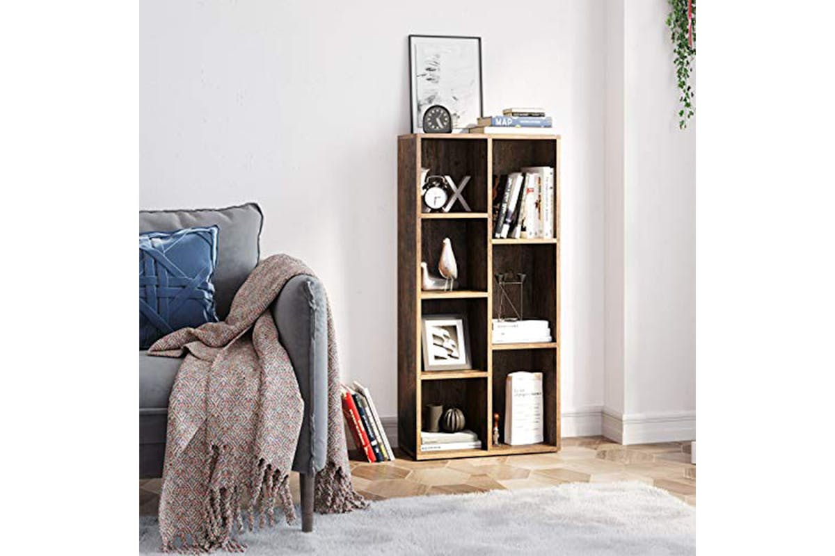 Vasagle Bookshelf | 7 Compartments | Rustic Brown-4