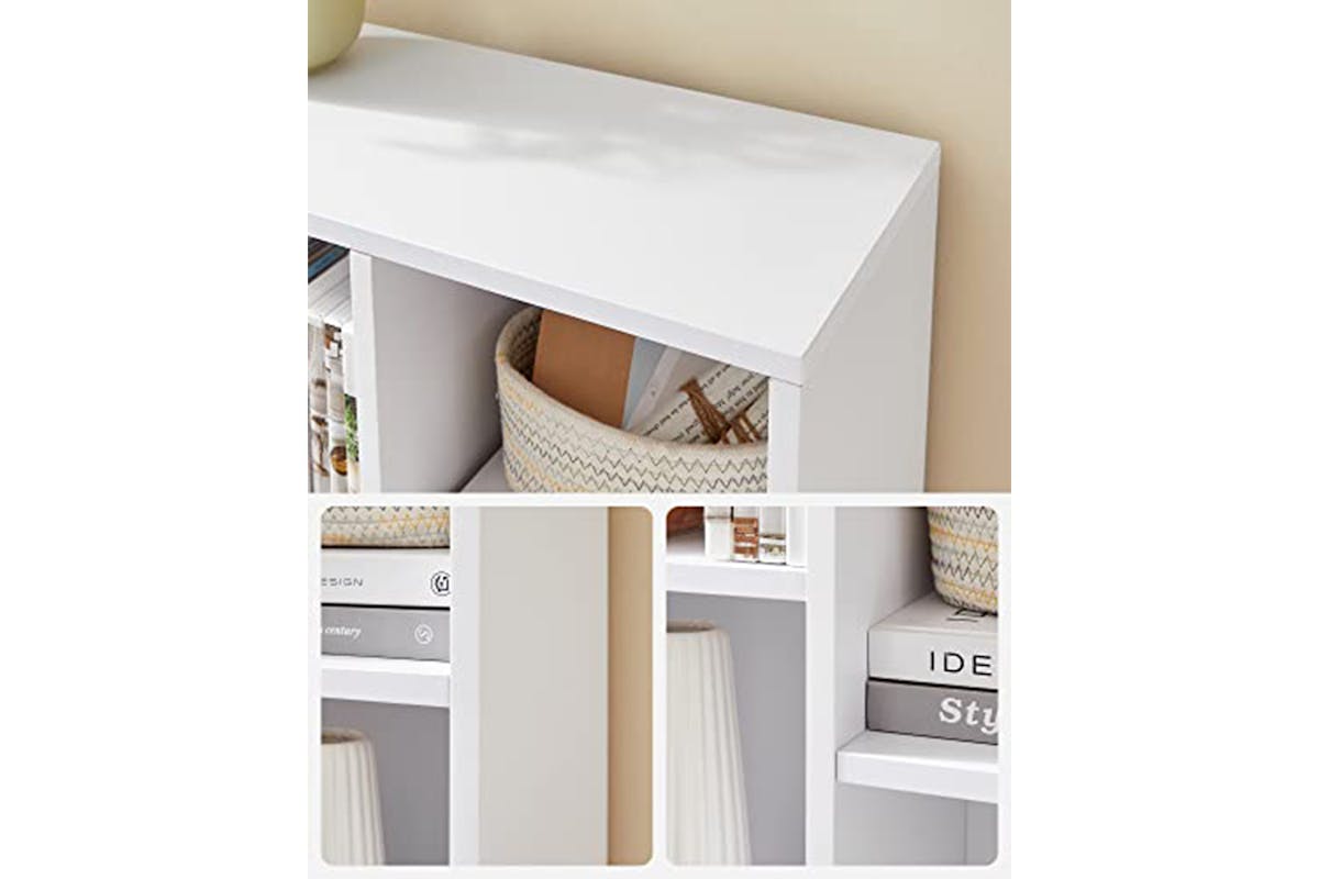 Vasagle Bookshelf with 7 Open Compartments | White-5