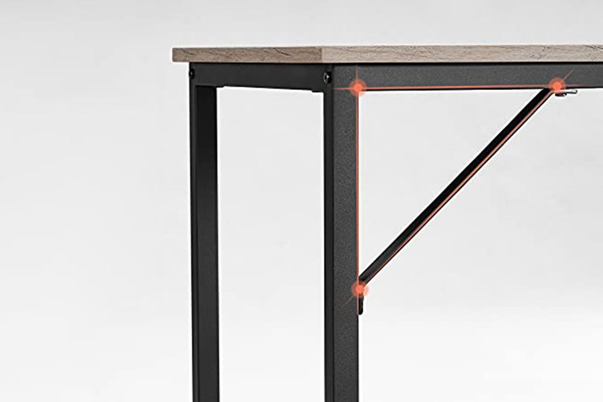 Vasagle Computer Desk | Greige/Black-5