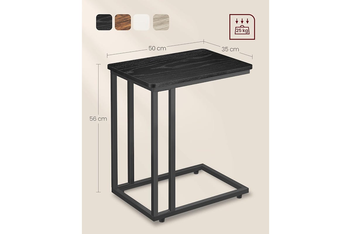 Vasagle Side Table | Ebony Black-5