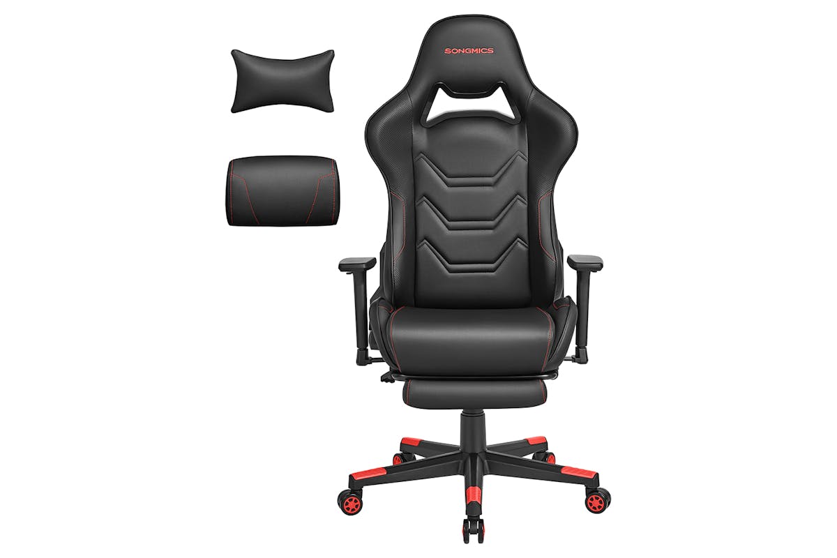 Songmics Ergonomic Office Chair | Black/Red-3