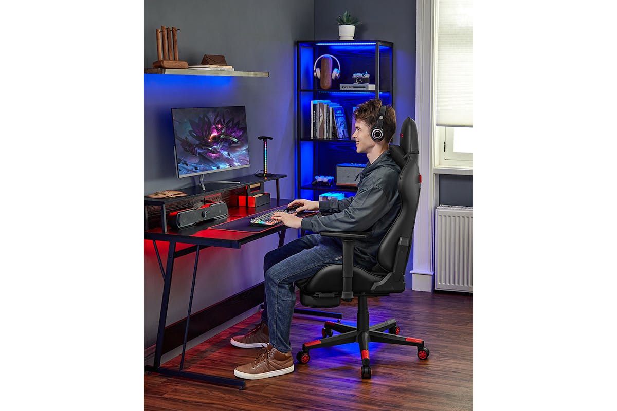 Songmics Ergonomic Office Chair | Black/Red-2