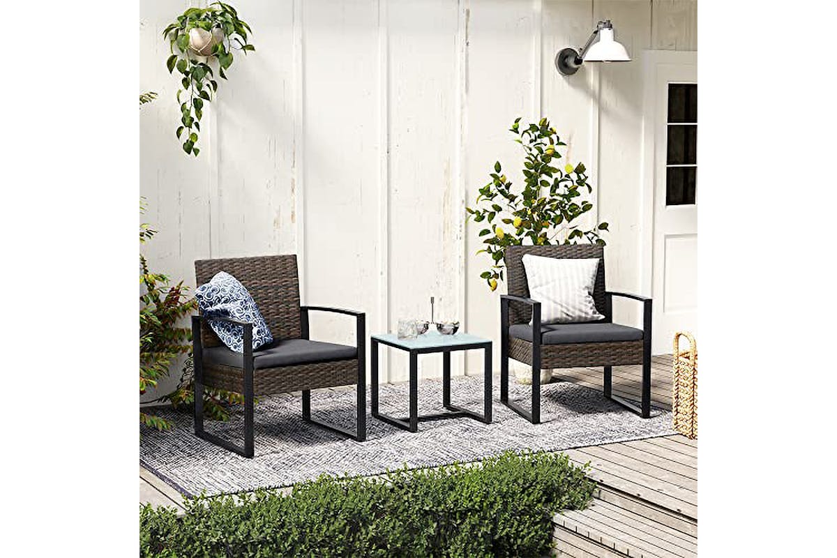 Songmics Garden Furniture Set | Black/Grey-4