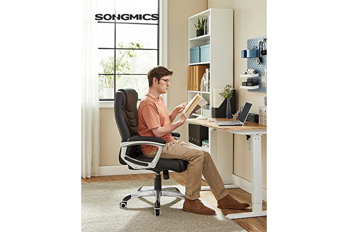 Songmics Ergonomic Office Chair with Adjustable Height | Black-2