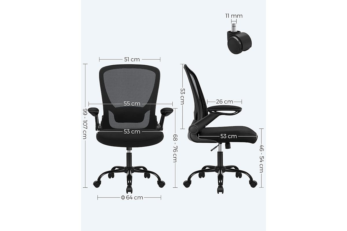 Songmics Ergonomic Office Chair | Black-7