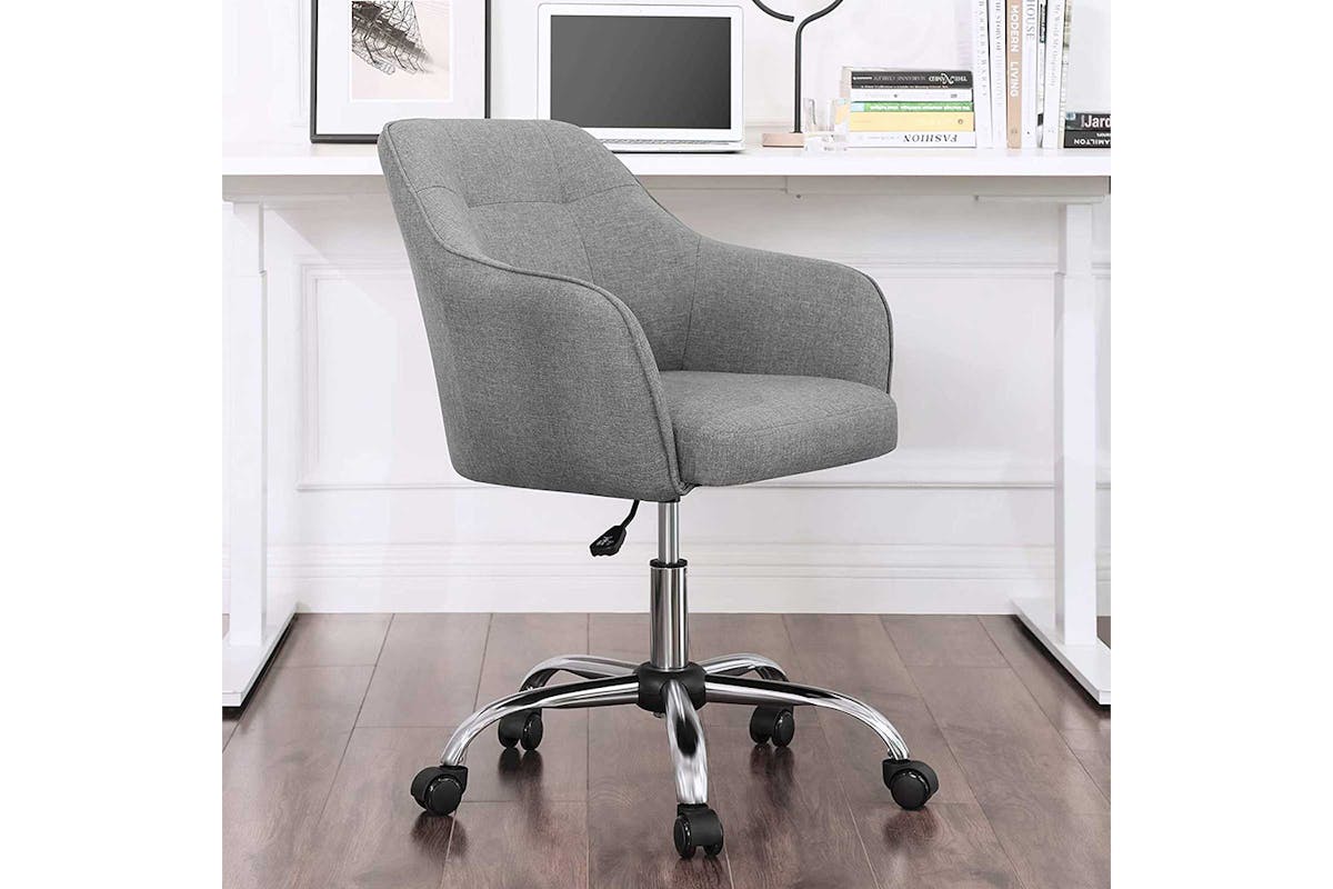 Songmics Office Chair with Adjustable Height | Grey-3