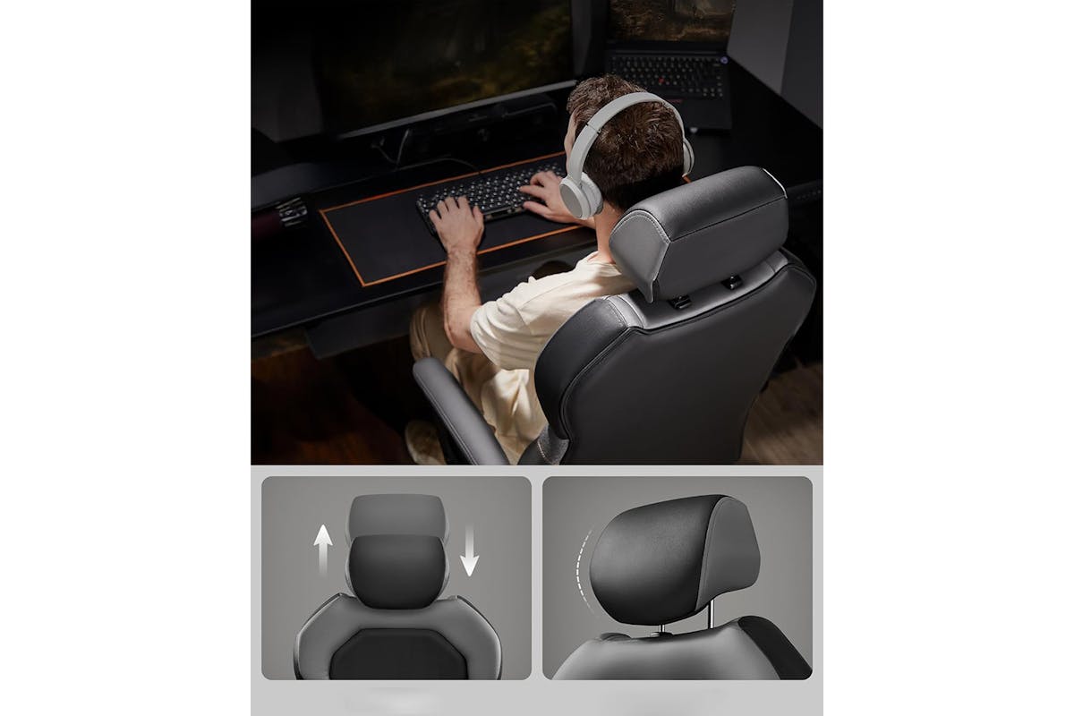 Songmics Office Chair with Adjustable Height | Classic Black-3