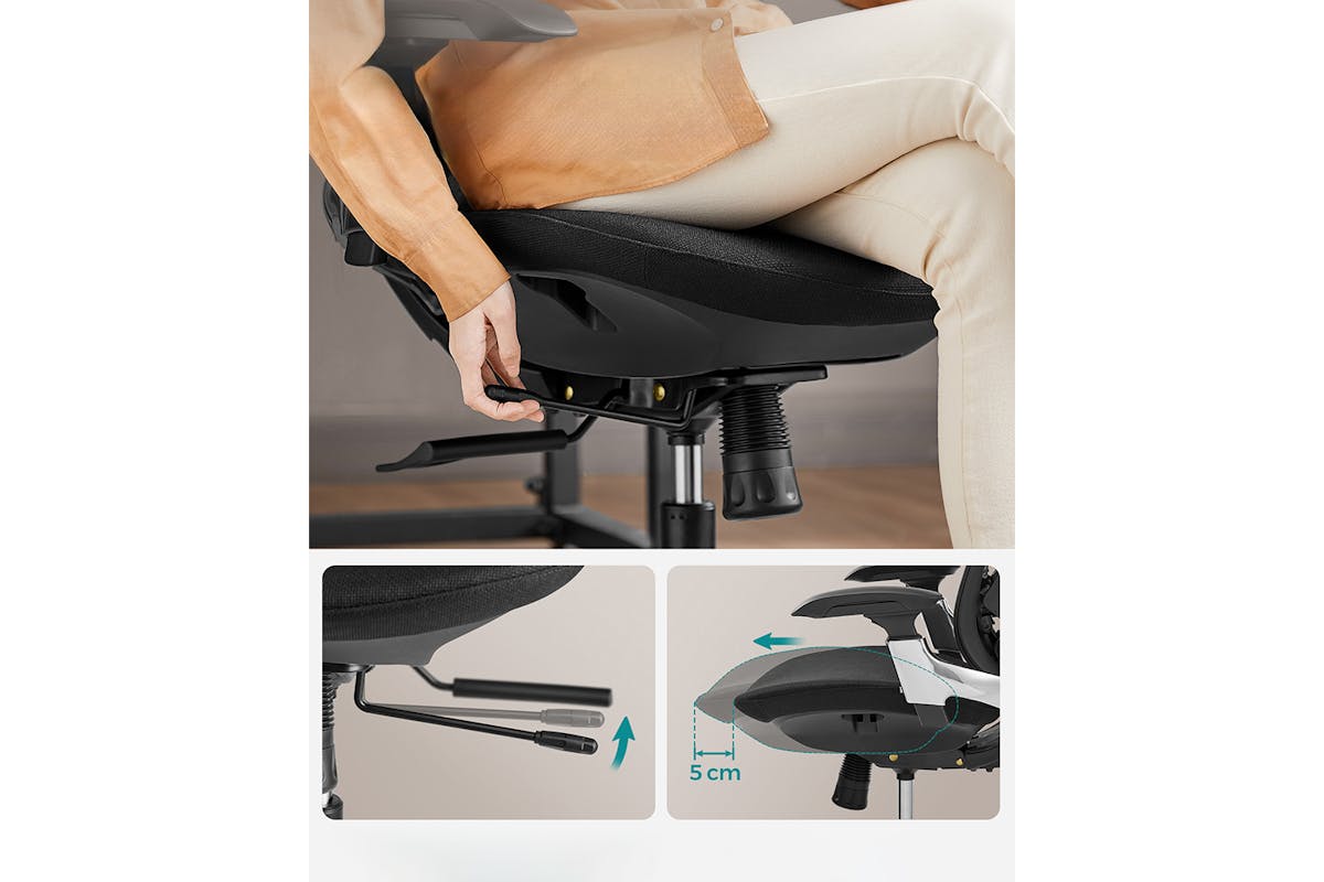 Songmics Ergonomic Office Chair | Ink Black-3