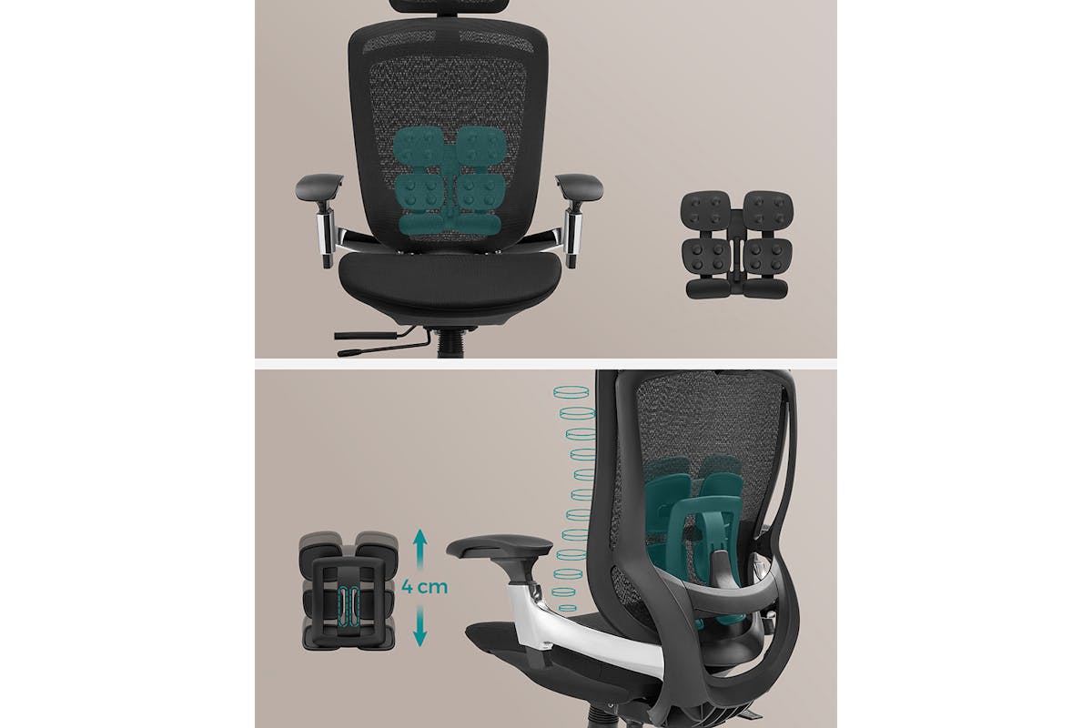 Songmics Ergonomic Office Chair | Ink Black-4