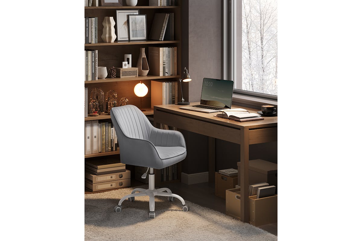 Songmics Adjustable Office Chair | Dove Grey-2