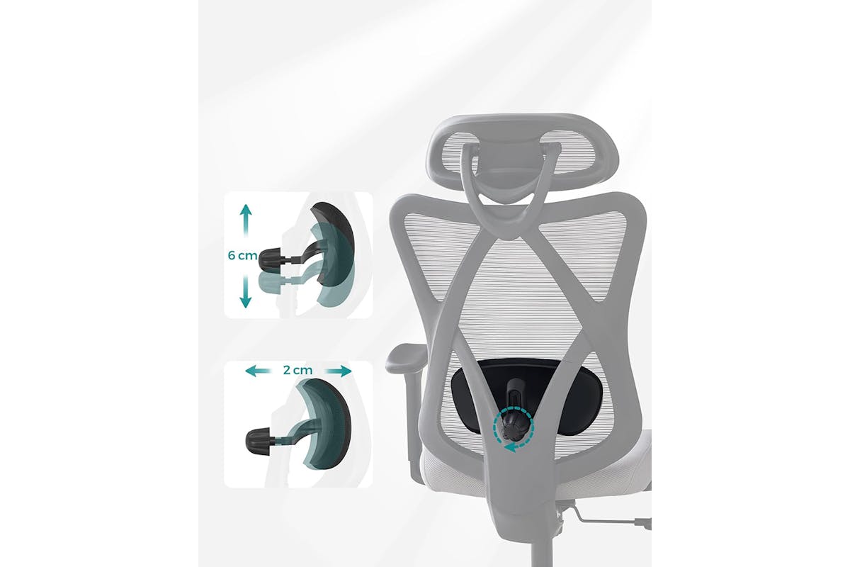 Songmics Ergonomic Office Chair | Dove Grey-3
