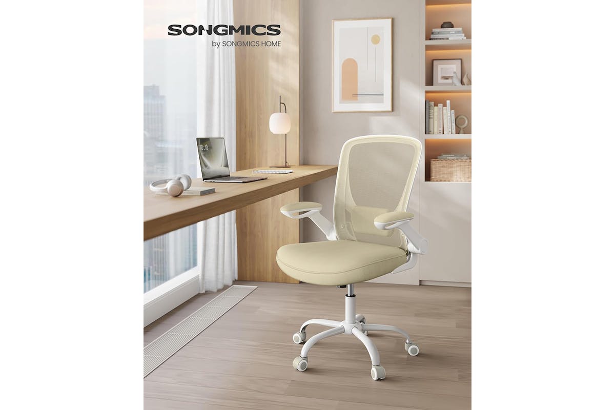 Songmics Ergonomic Office Chair | Oatmeal Beige-2