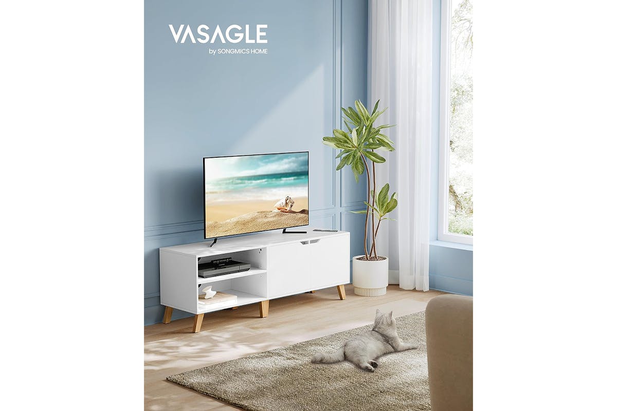 Vasagle TV Unit | White-2