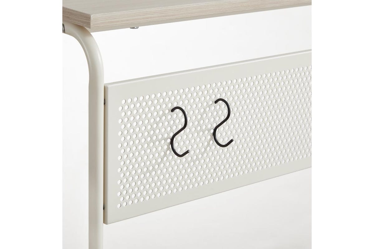 Vasagle End Table | Side Table | Cream White | 55 X 24 X 66cm-6