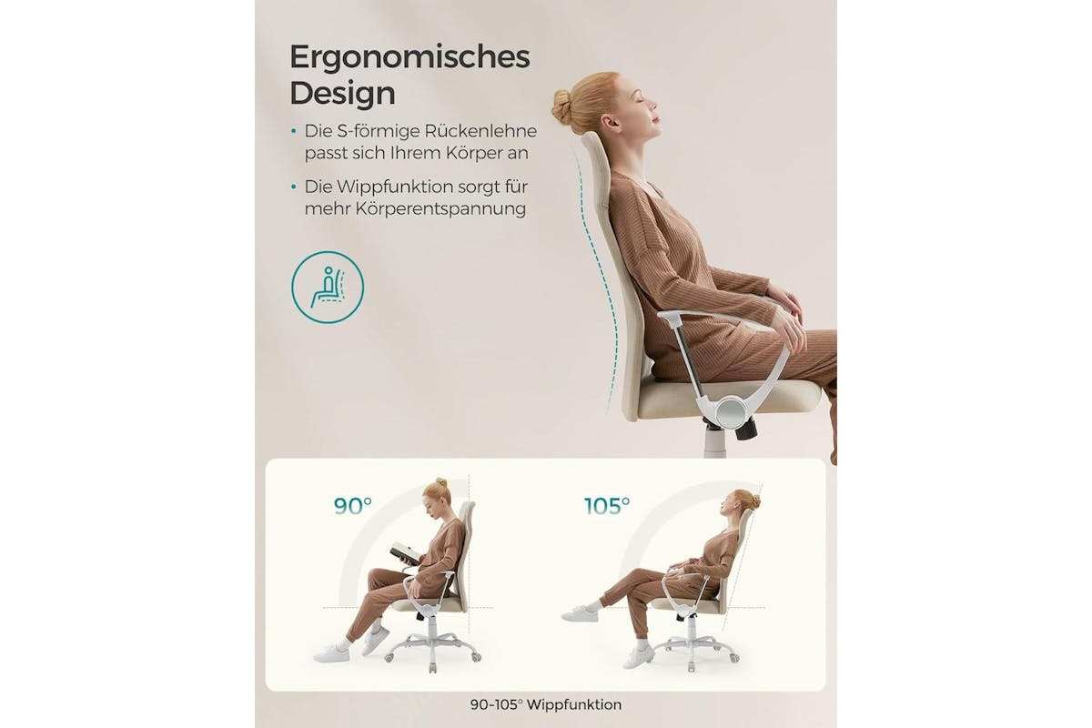 Office Chair | Office Chair | Steel, Foam Padding, Polyester | Adjustable Height-5