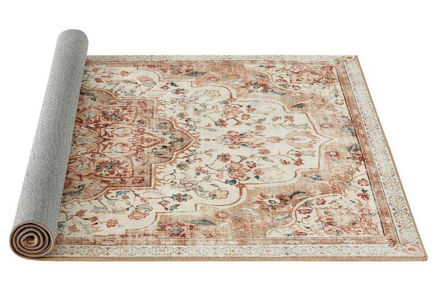 Songmics | Vintage Area Rug | Brown/Beige | 120 x 170 cm-3