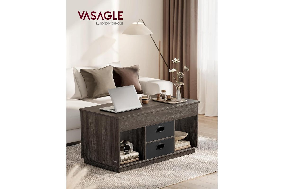 Coffee Table | Coffee Table | Steel And Chipboard | 100 X 50 X 48 Cm-2