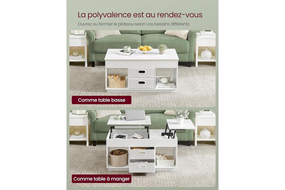 Coffee Table | Coffee Table | Steel And Chipboard | 100cm-4
