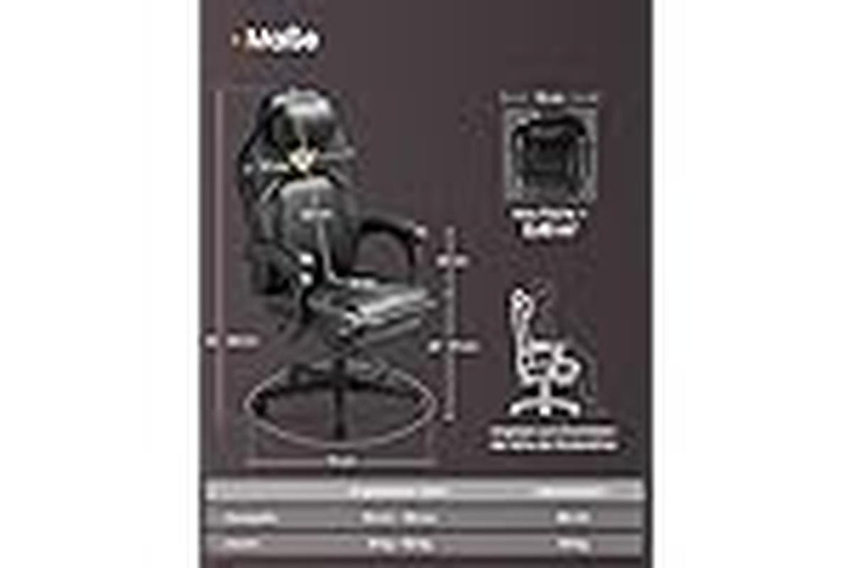 Gaming Chair | Office Chair | Pu Synthetic Leather | Adjustable Height-3