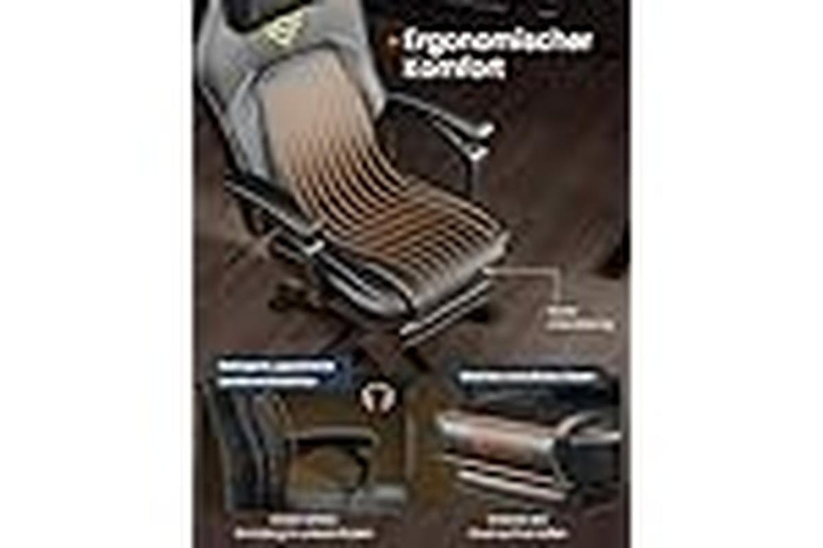 Gaming Chair | Office Chair | Pu Synthetic Leather | Adjustable Height-4