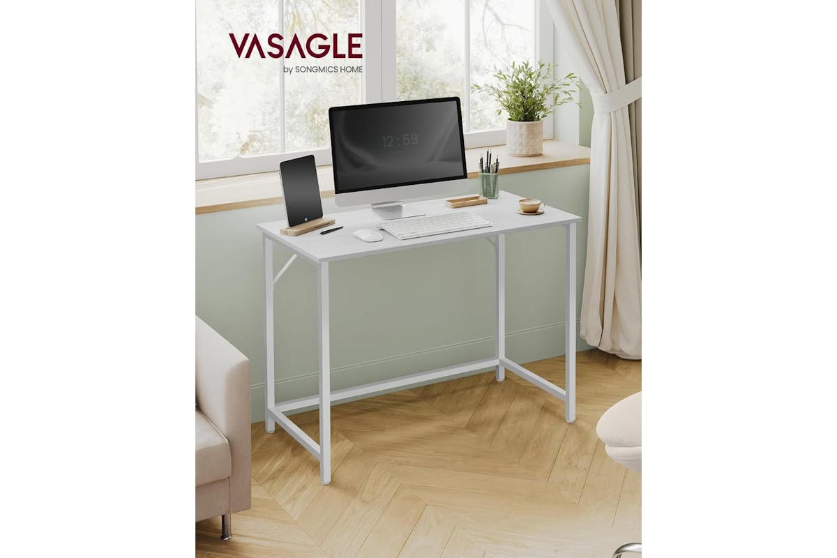 Computer Desk | Home Office Desk | Maple White | 100cm-2