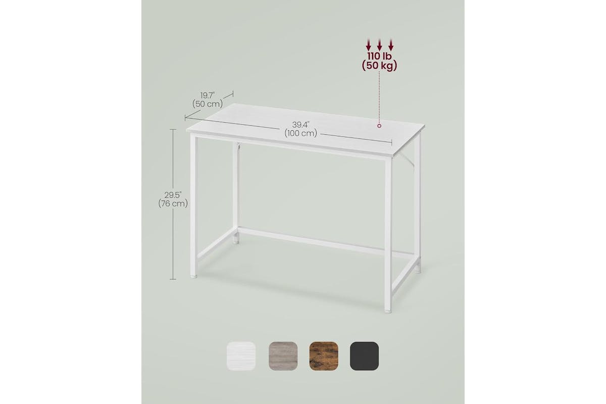 Computer Desk | Home Office Desk | Maple White | 100cm-6